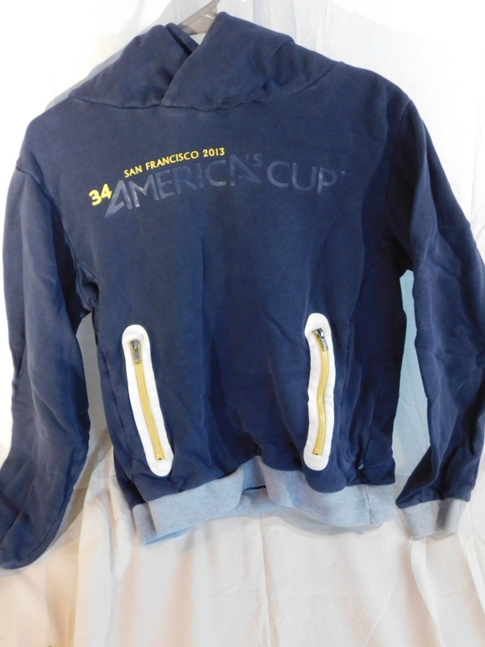 34th America’s Cup Navy Hooded Kids Jacket